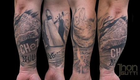Tattoos - CULINARY HALF SLEEVE - 126487